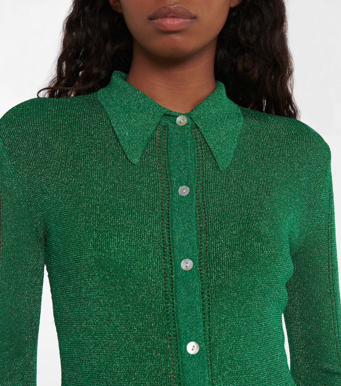 Metallic knit top | Dodo Bar Or