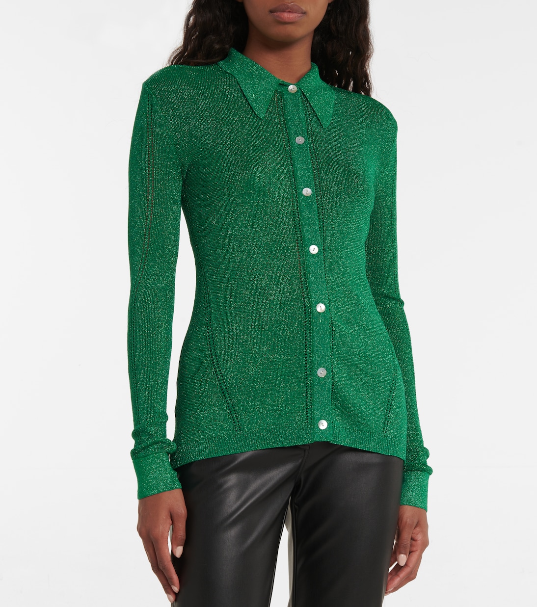 Metallic knit top | Dodo Bar Or