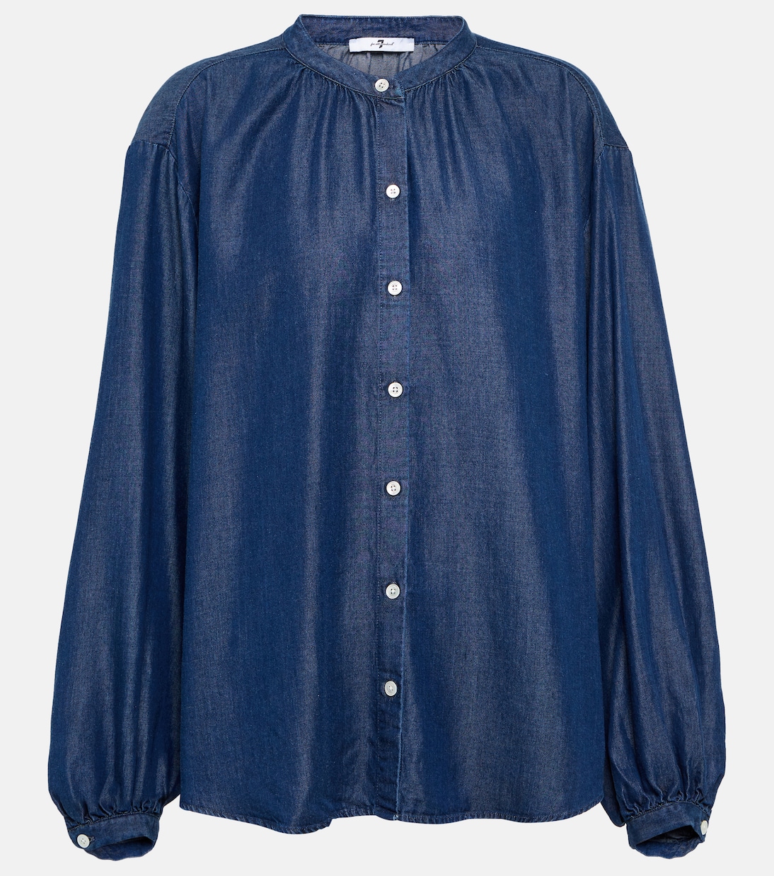 Button-up tencel blouse | 7 For All Mankind