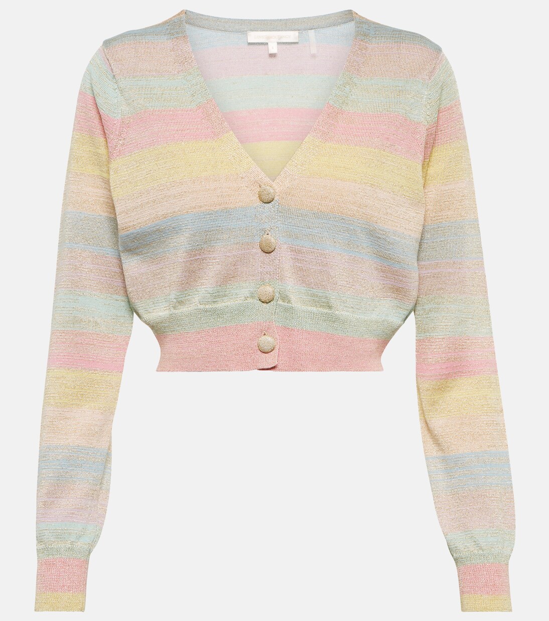Cropped-Cardigan Asteria aus Strick | LoveShackFancy