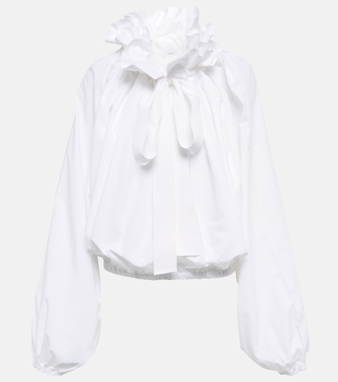 Blusa in cotone con ruches | Patou