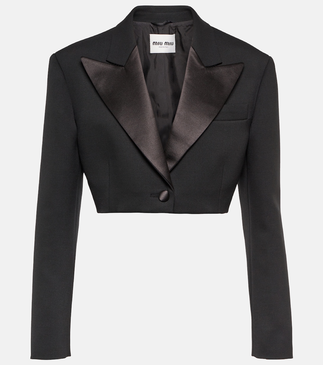 Cropped wool jacket | Miu Miu