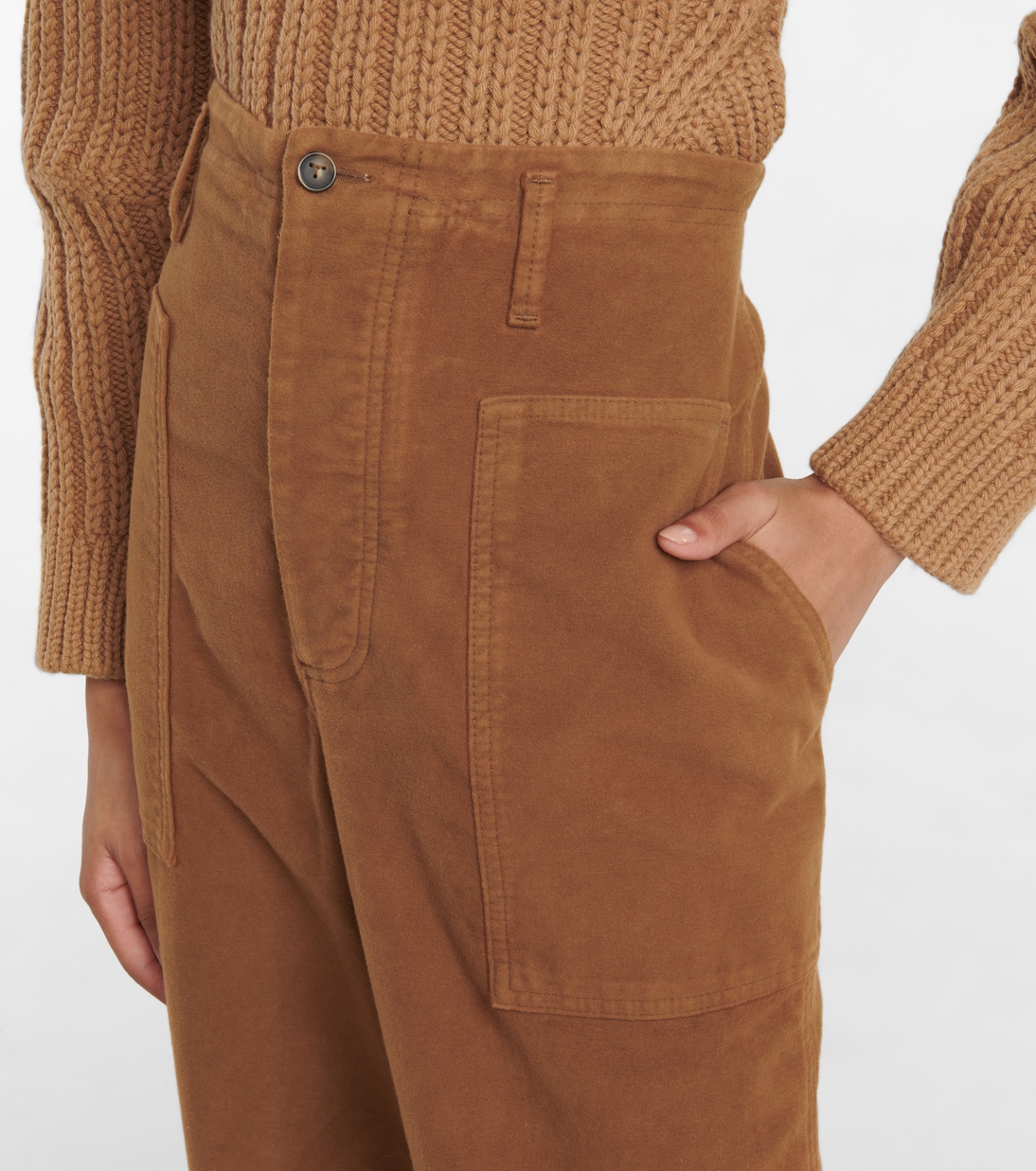 Pantalon à taille haute en coton | Tod's