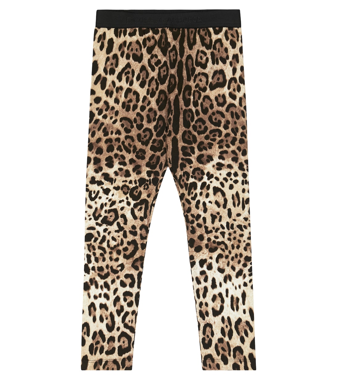 Leggings de jersey con estampado | Dolce&Gabbana Kids