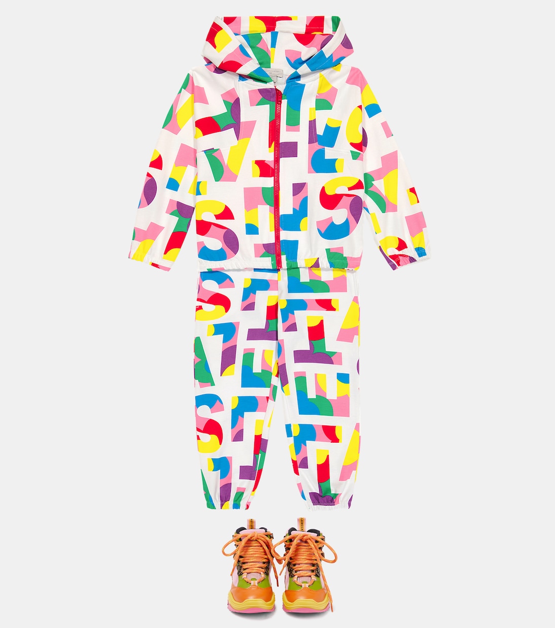 Printed sweatshirt and sweatpants set | Stella McCartney Kids