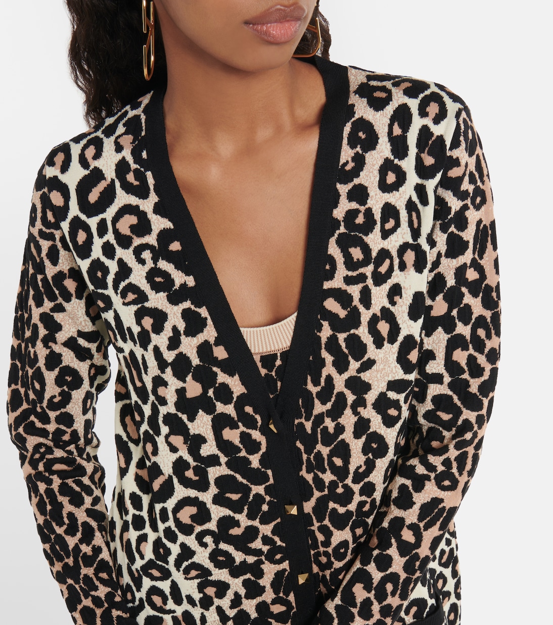 Leopard-print cardigan | Valentino