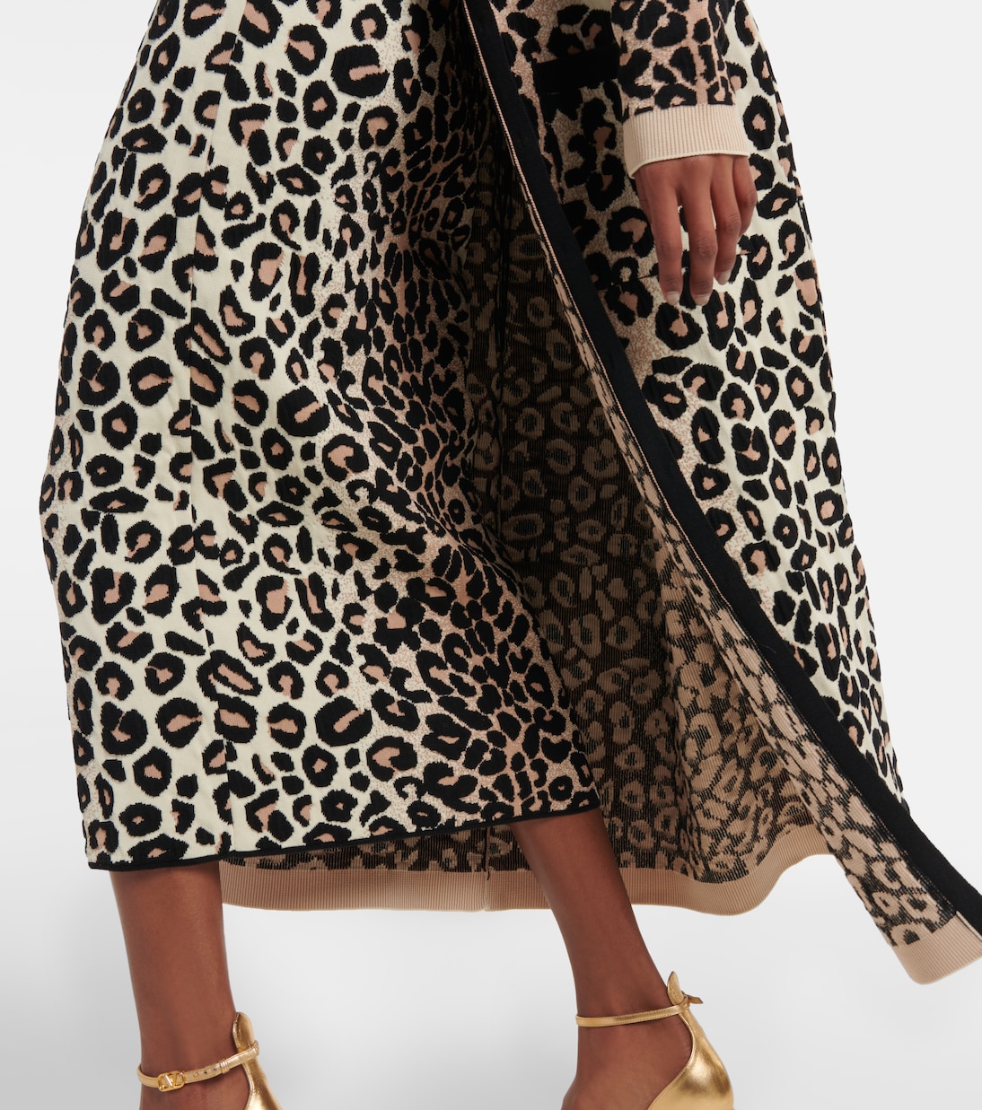 Leopard-print cardigan | Valentino