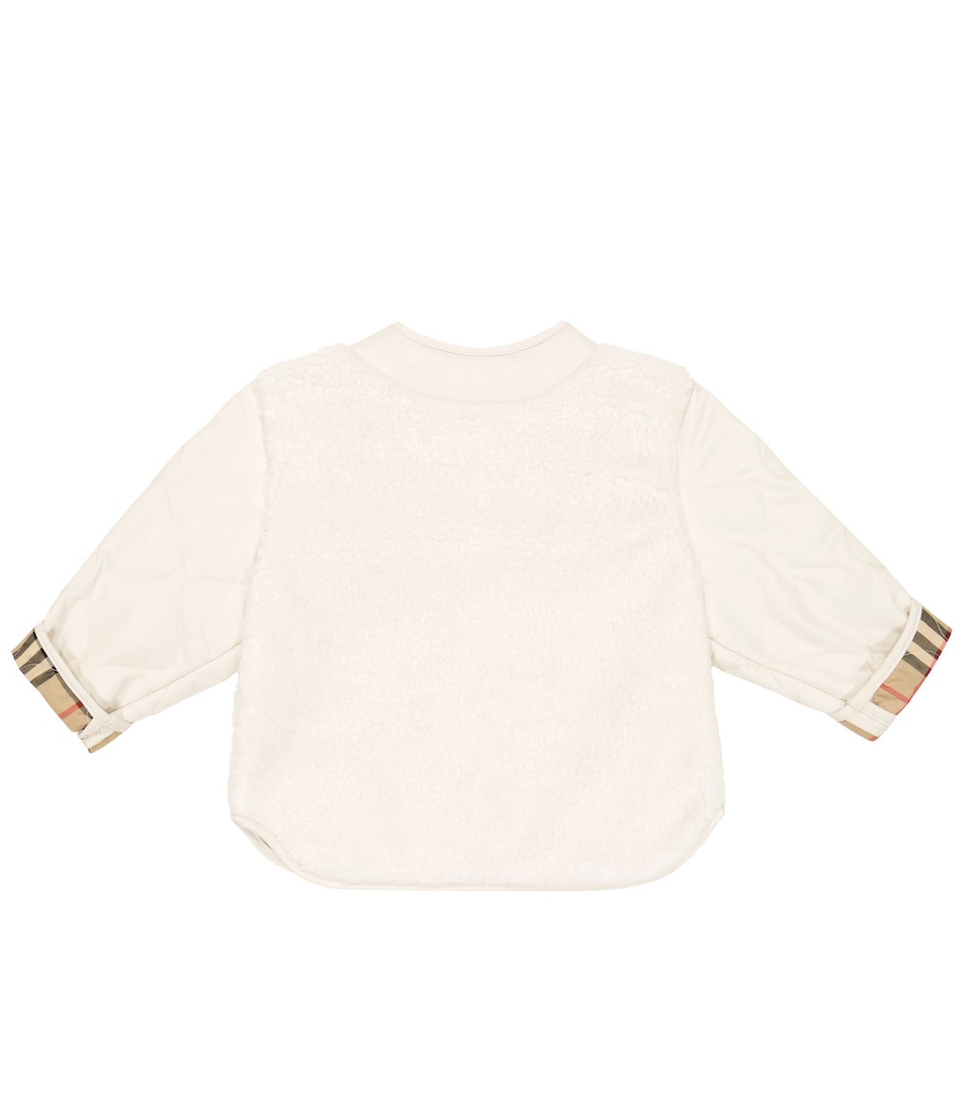 Baby Jacke Vintage Check mit Faux Shearling | Burberry Kids