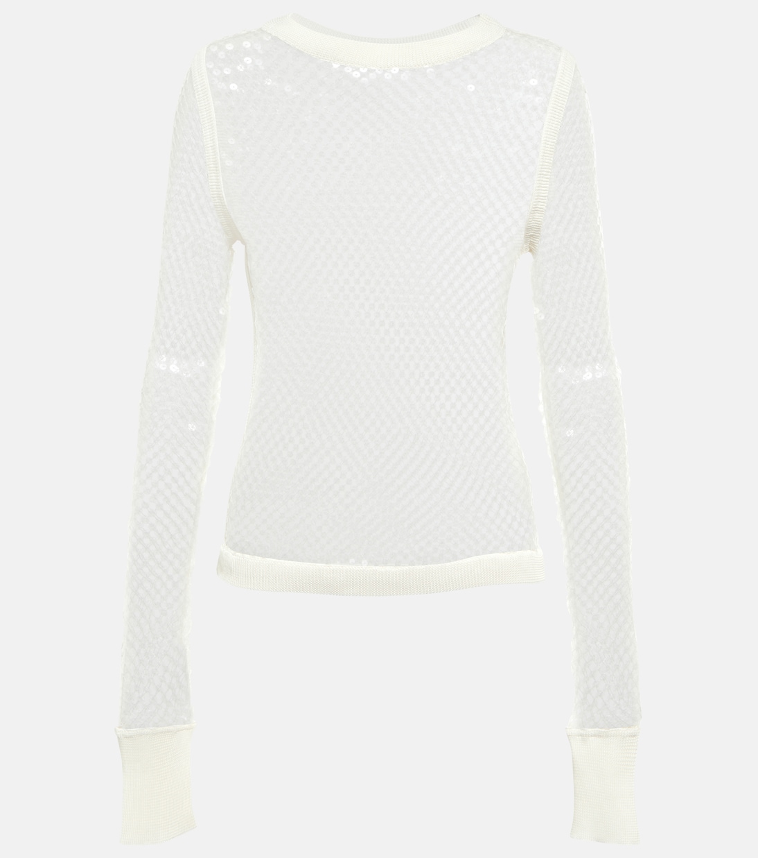 Sequined net top | Jean Paul Gaultier