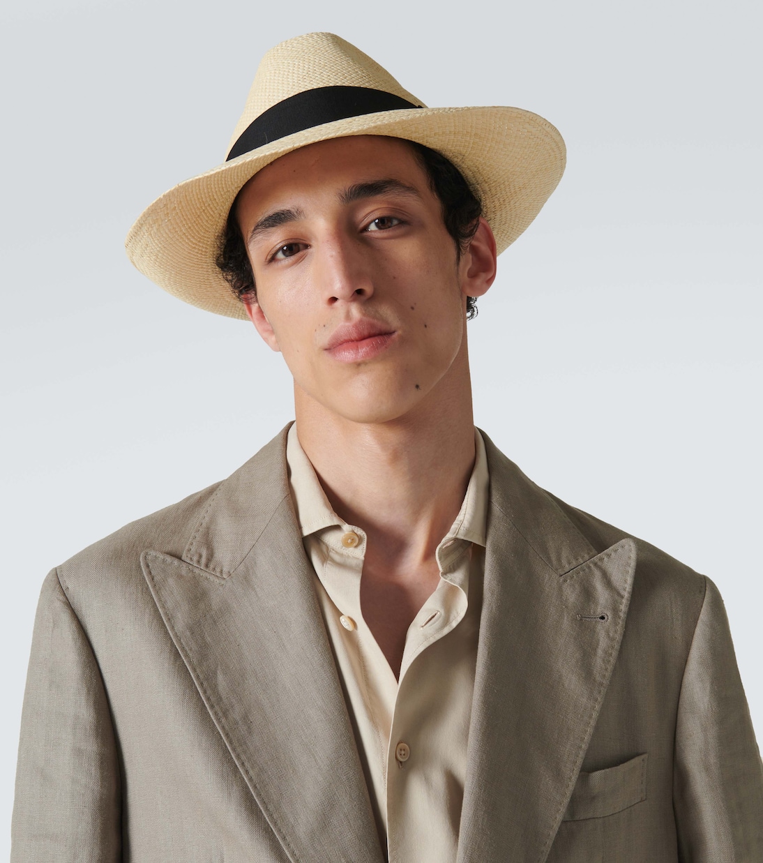 Hut Amedeo Quito aus Stroh | Borsalino