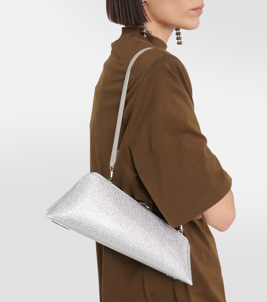 Long Night embellished leather clutch | The Attico