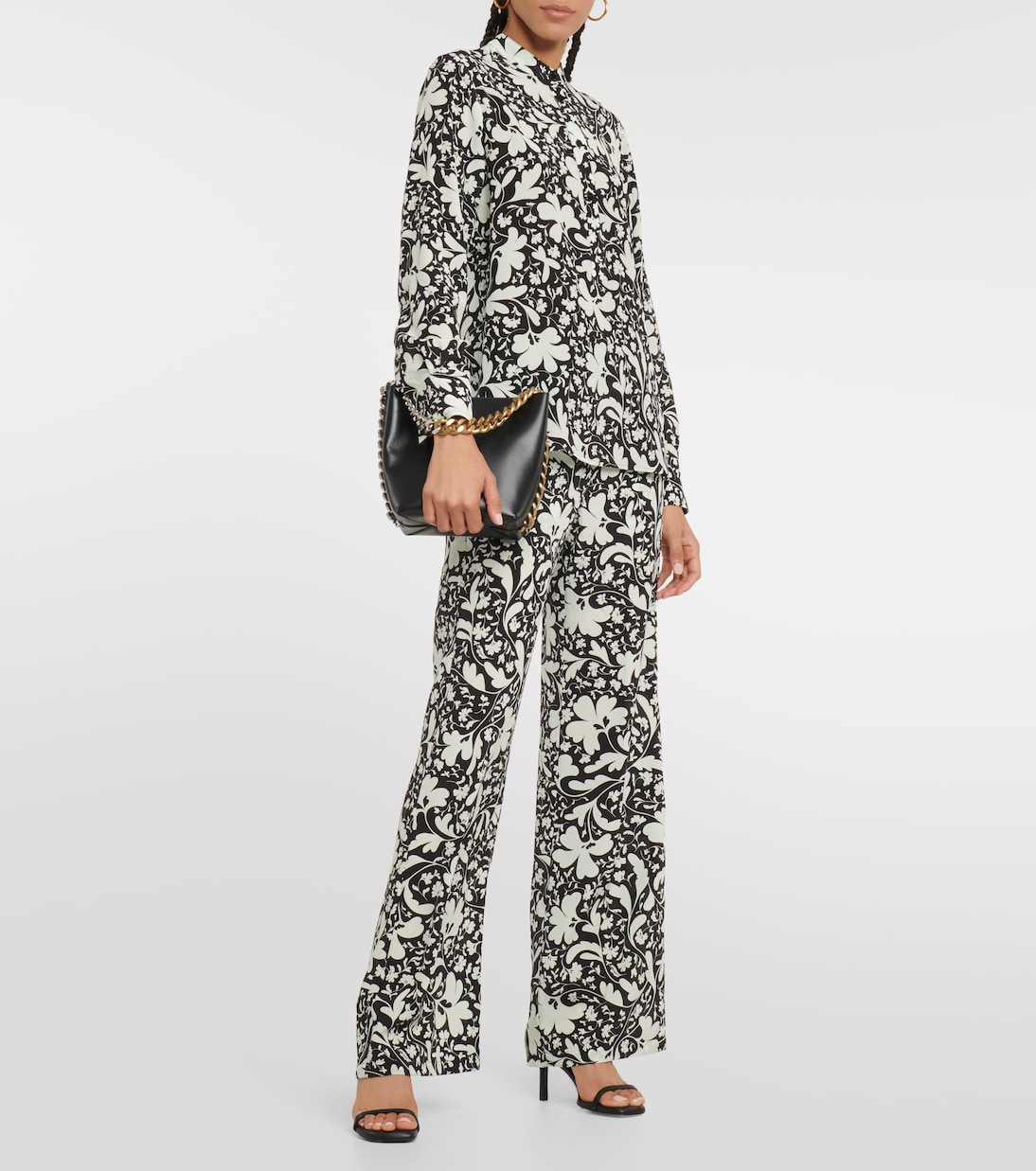 Chemise imprimée en soie | Stella McCartney