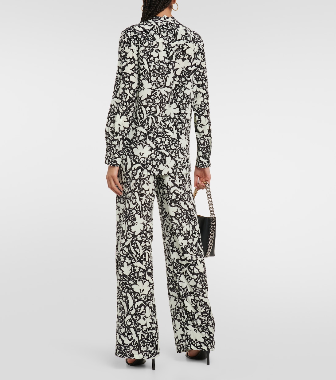Chemise imprimée en soie | Stella McCartney