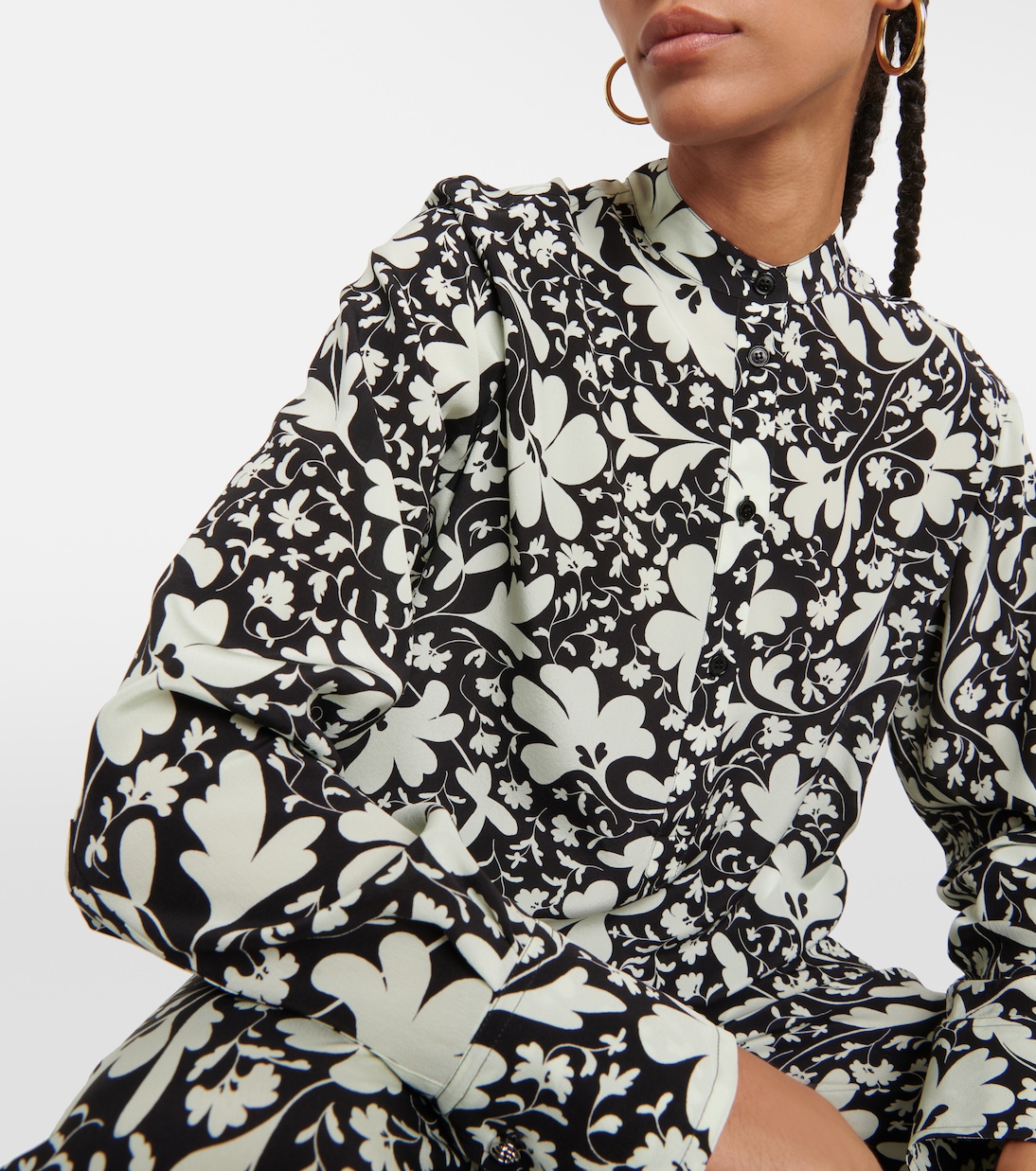 Chemise imprimée en soie | Stella McCartney