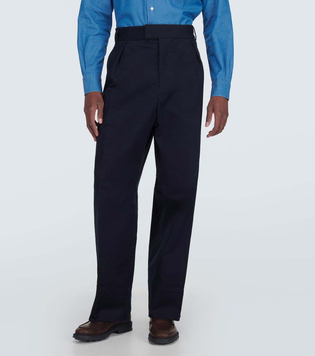Reinga gabardine straight pants | Loro Piana