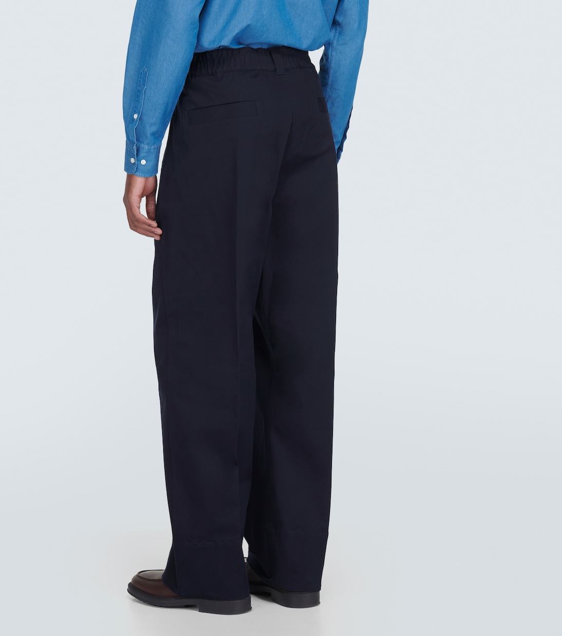 Reinga gabardine straight pants | Loro Piana