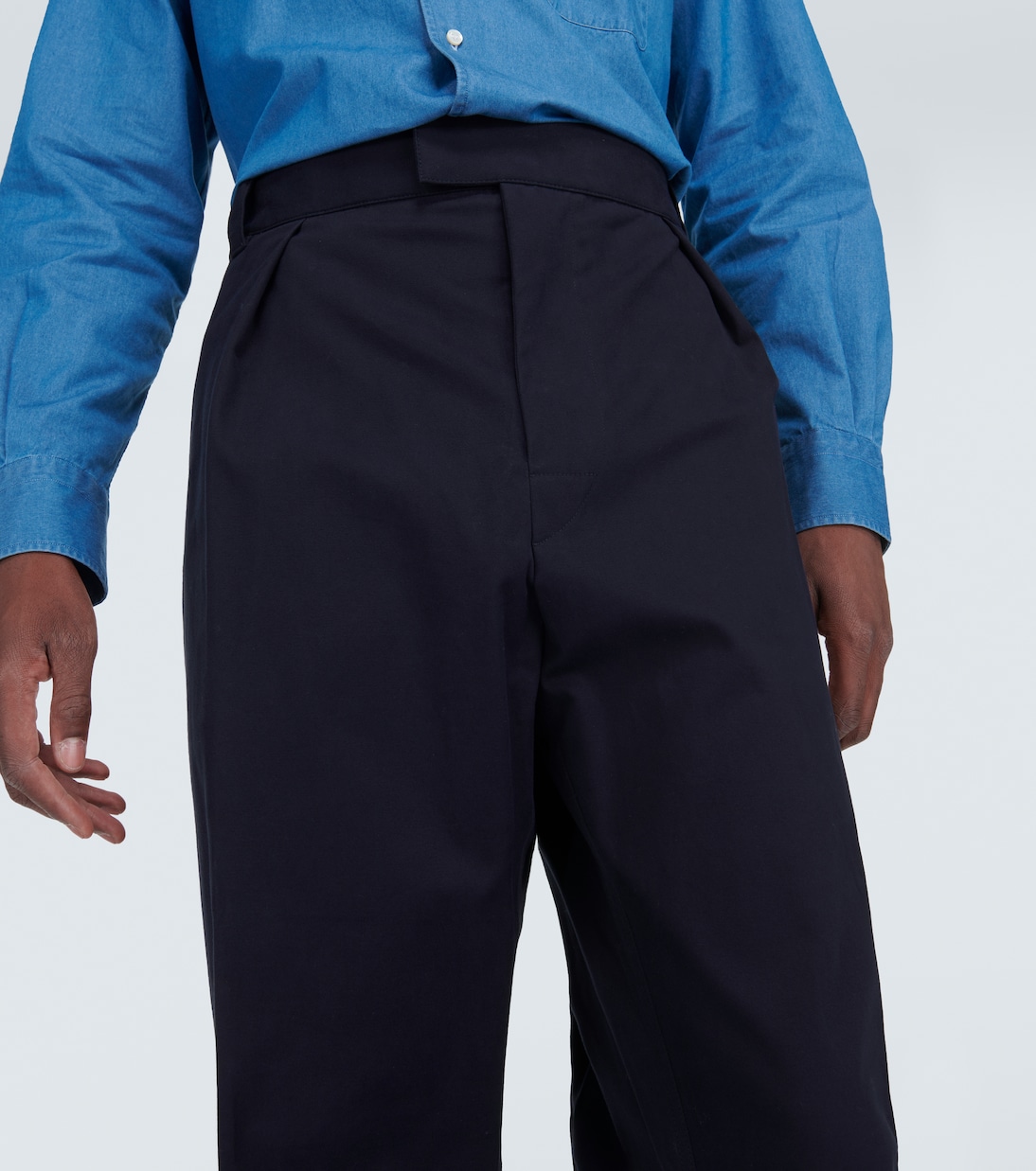 Reinga gabardine straight pants | Loro Piana