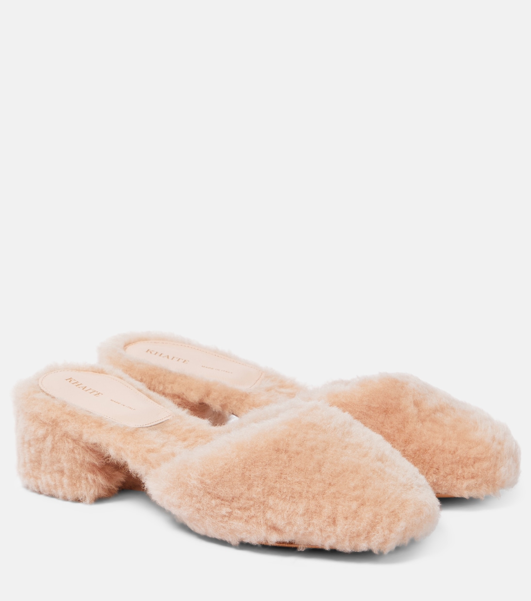 Mules Clio de borrego | Khaite