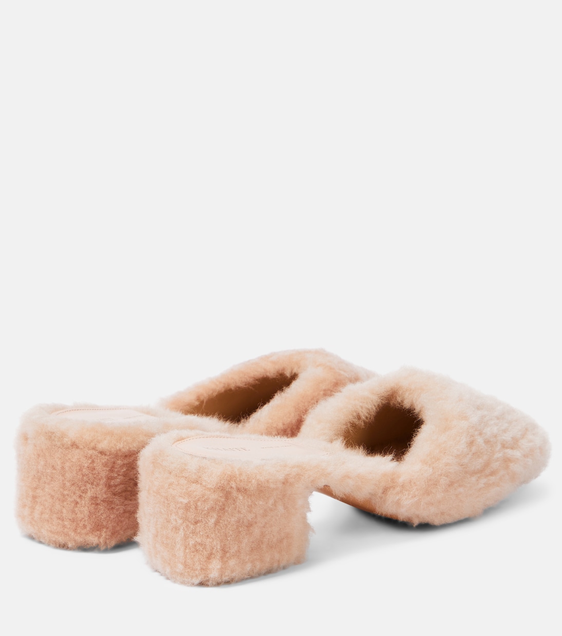 Mules Clio de borrego | Khaite