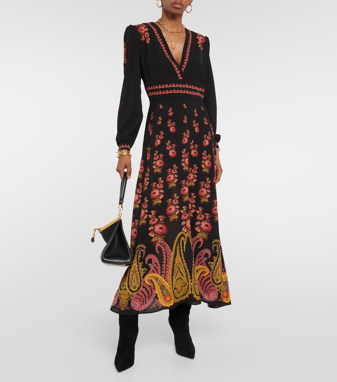 Robe midi à motif cachemire | Etro