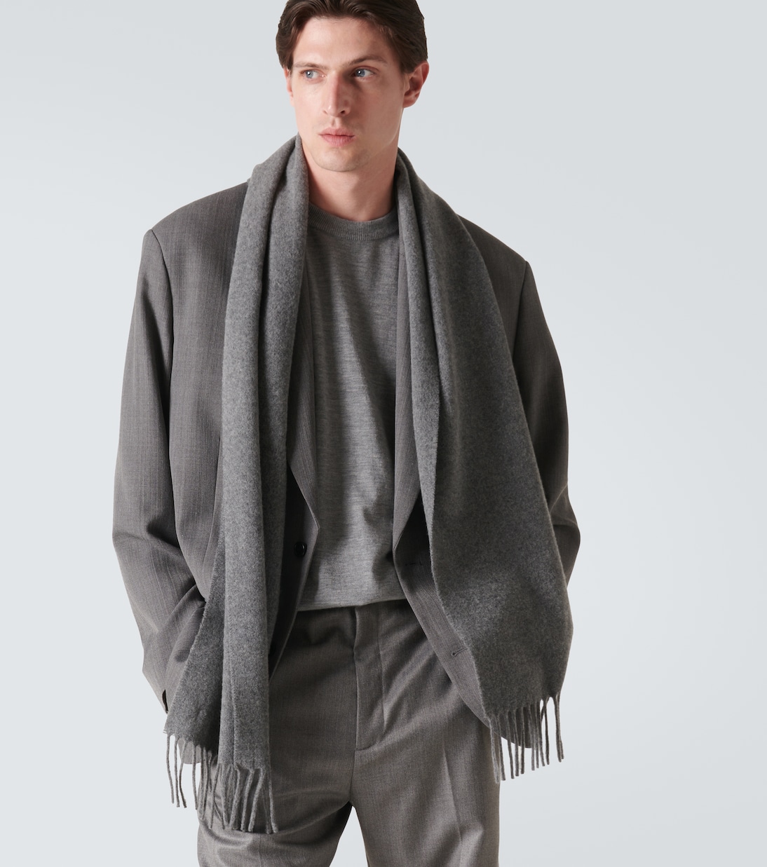Fringed wool scarf | Acne Studios