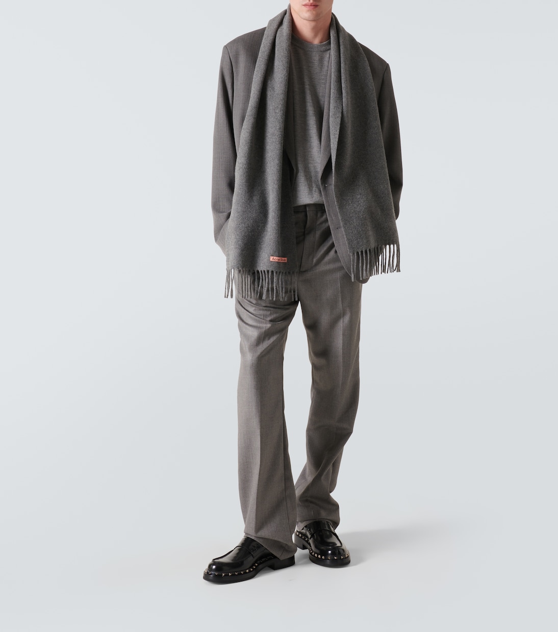 Fringed wool scarf | Acne Studios