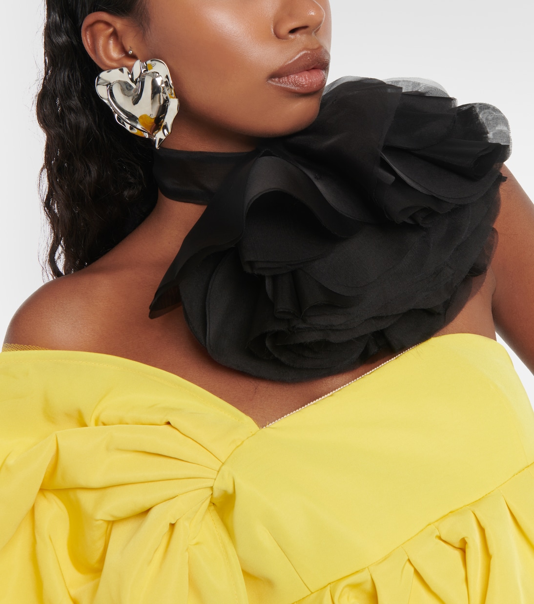 Organza Flower silk choker | Nina Ricci