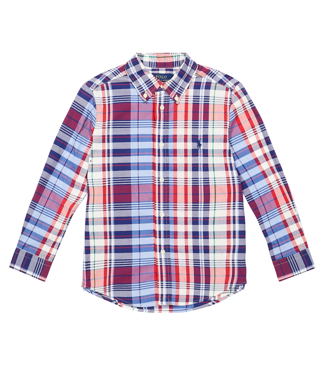 Camicia in popeline di cotone a quadri | Polo Ralph Lauren Kids