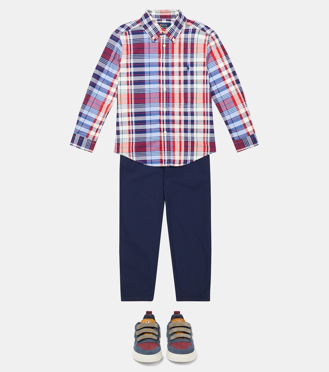 Camicia in popeline di cotone a quadri | Polo Ralph Lauren Kids