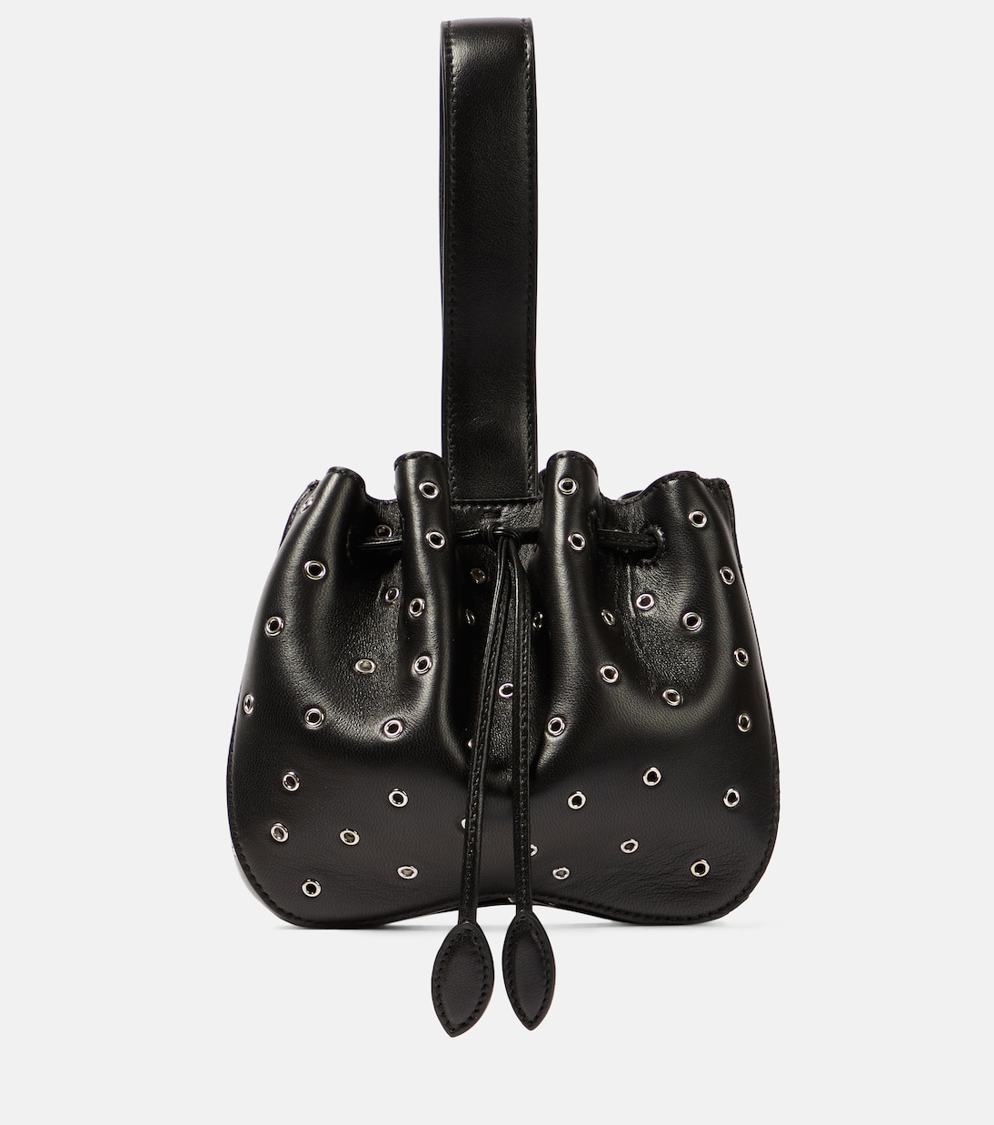 Rose Marie Mini embellished leather clutch | Alaïa