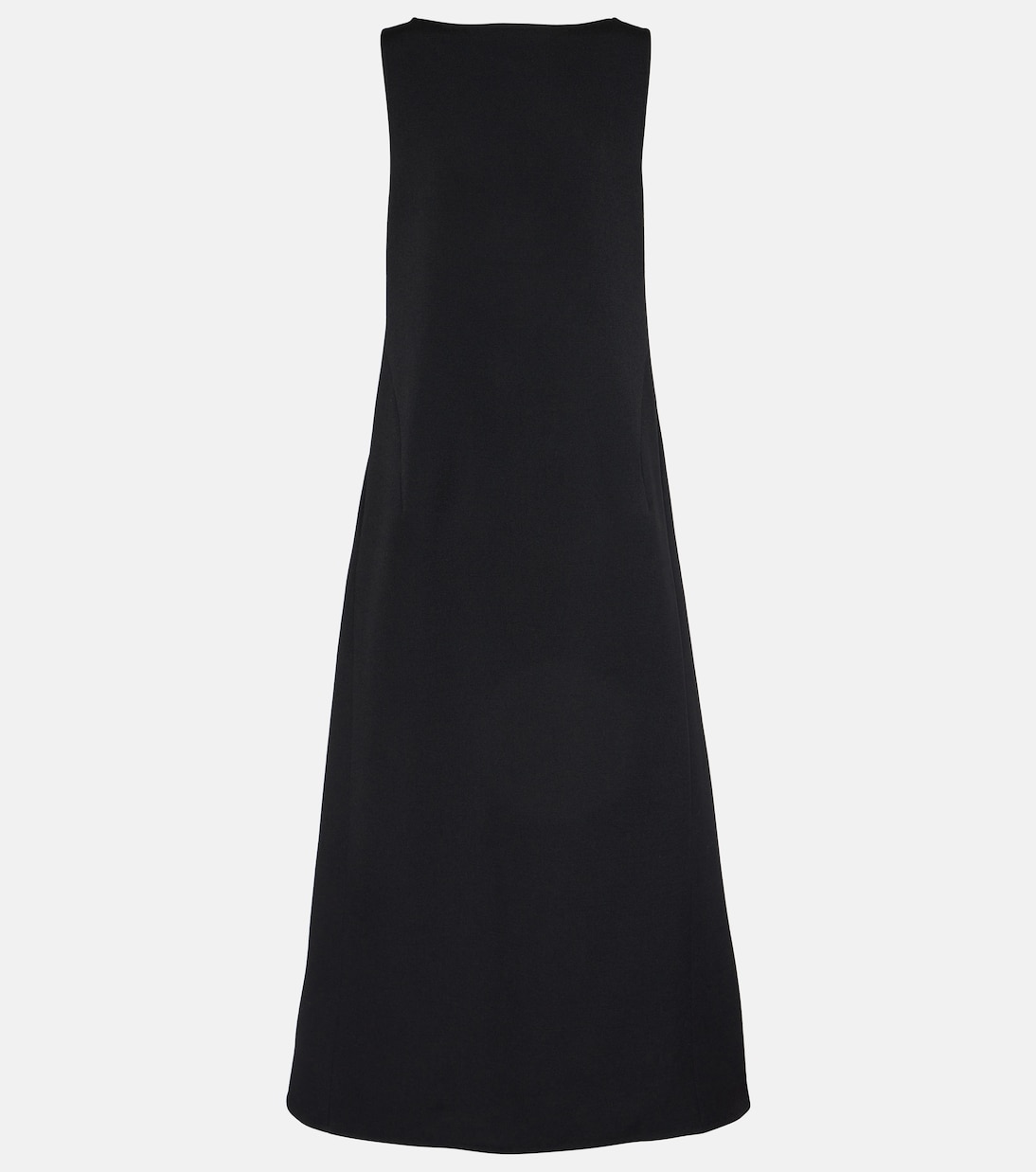 Rhea open-back wool-blend gown | The Row