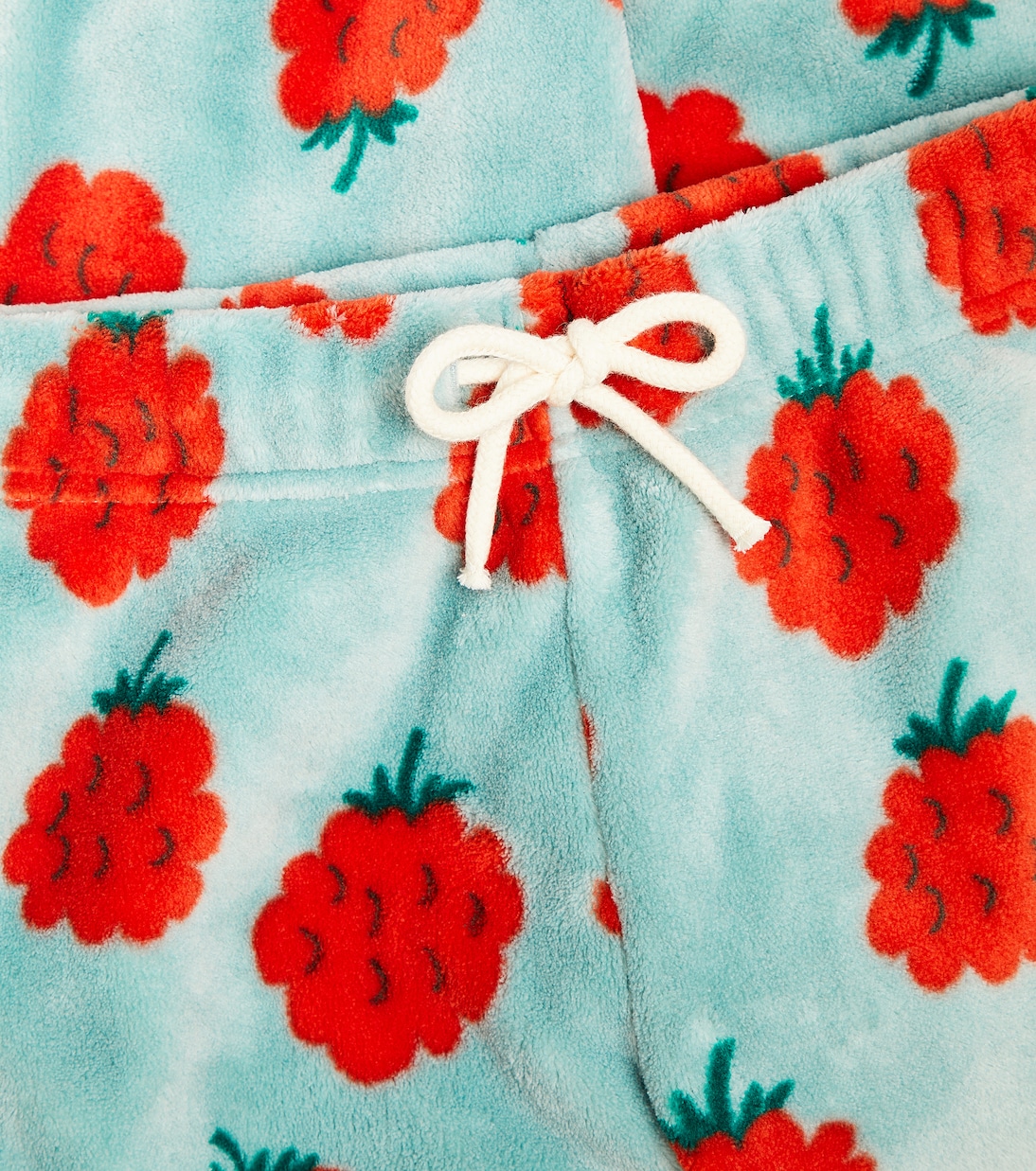 Raspberries fleece sweatpants | Tinycottons