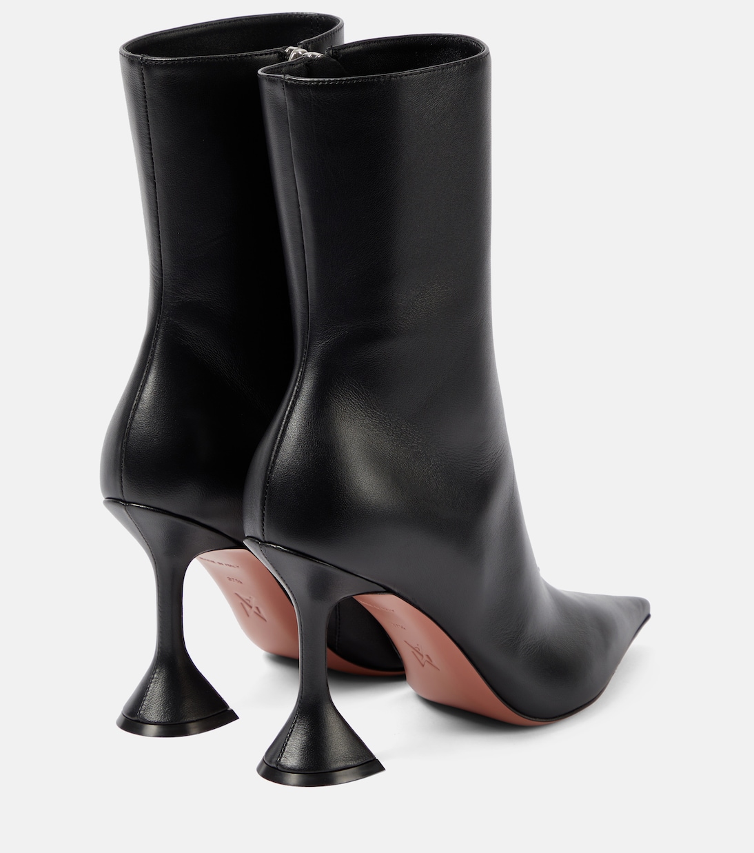 Ankle Boots Giorgia 95 aus Leder | Amina Muaddi