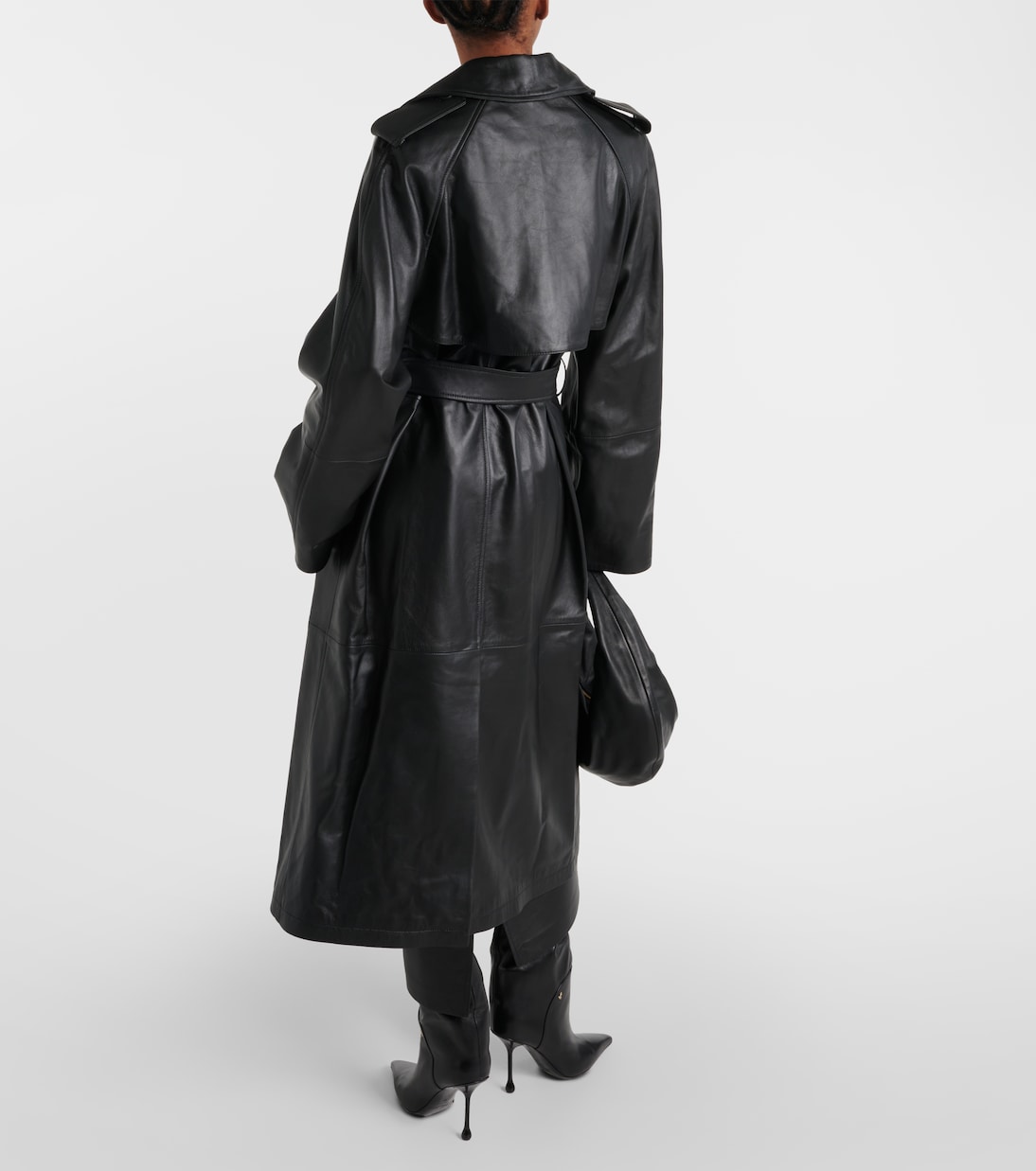 Gabardina de piel | Wardrobe.NYC