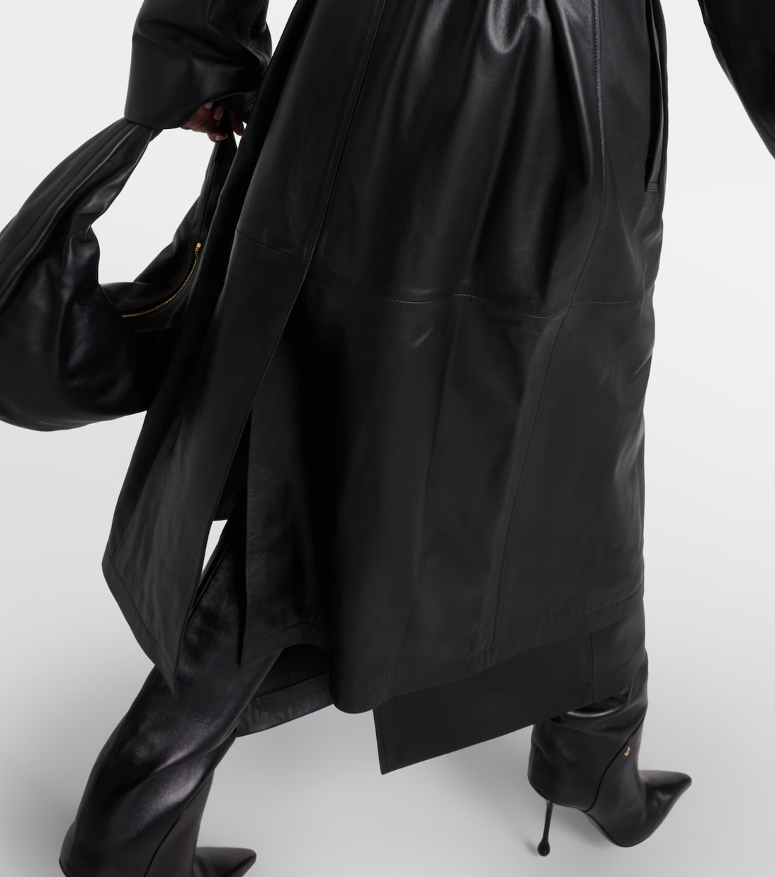 Gabardina de piel | Wardrobe.NYC