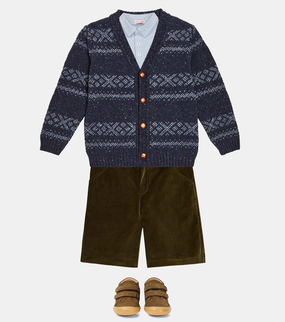 Short Lucas en velours de coton | La Coqueta