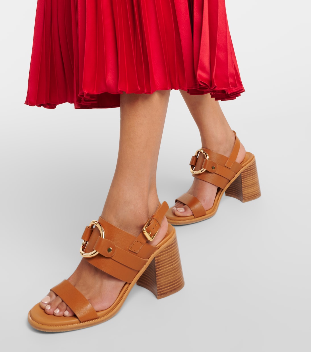 Hana leather sandals | See By Chloé