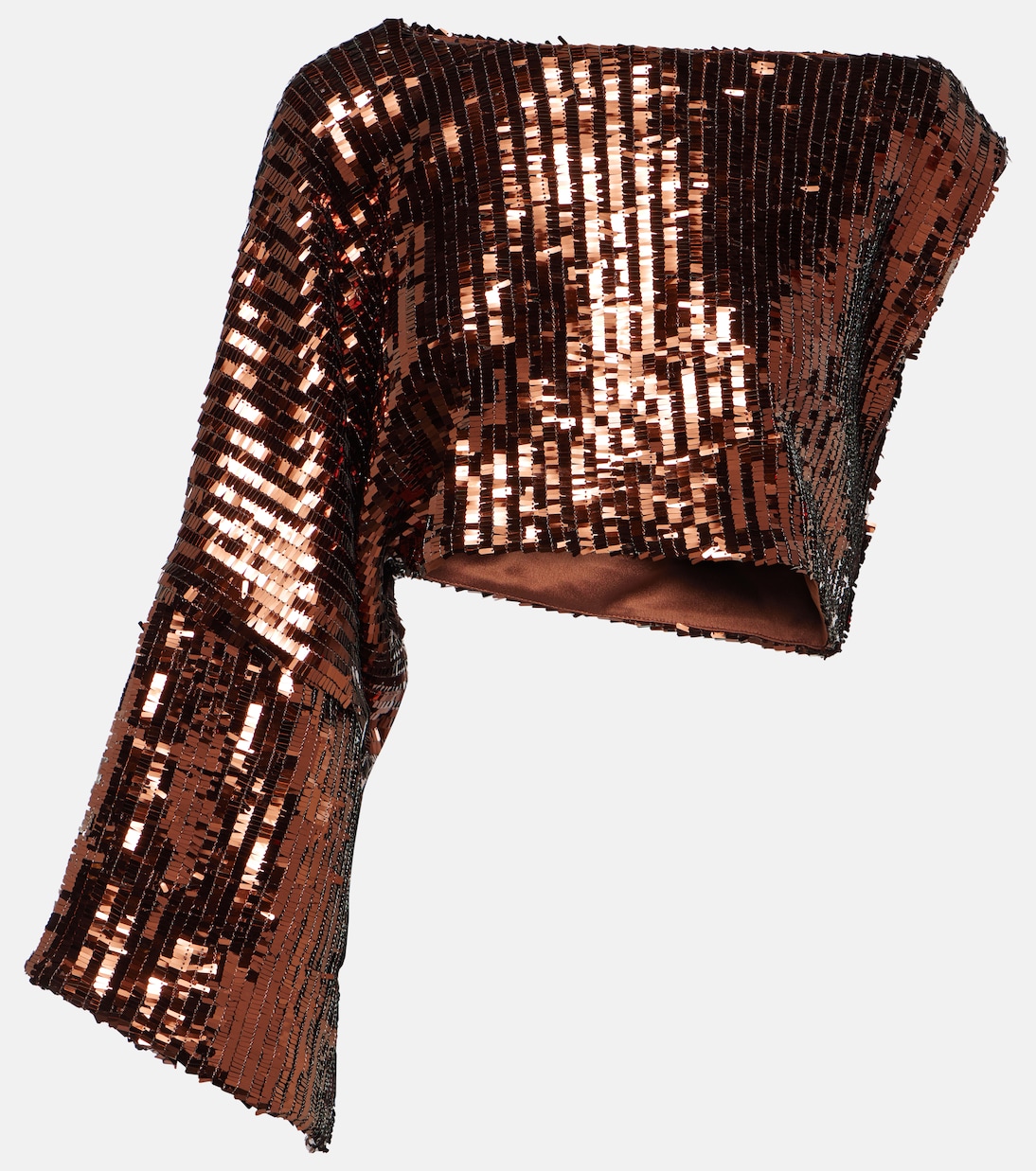 Top Eric asymétrique à sequins | Taller Marmo