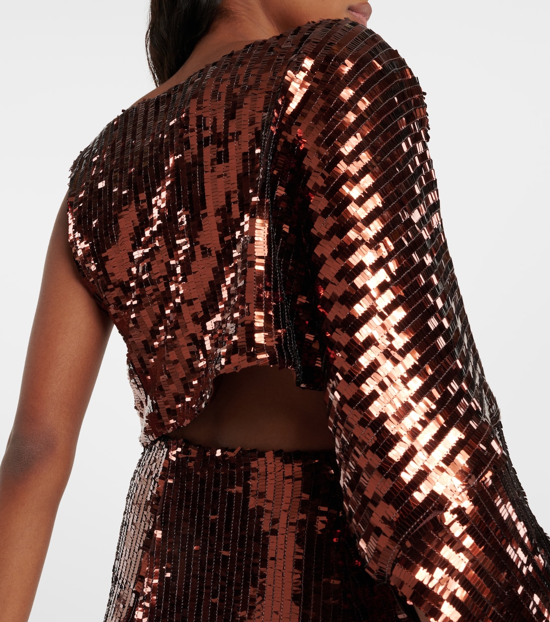 Top Eric asymétrique à sequins | Taller Marmo