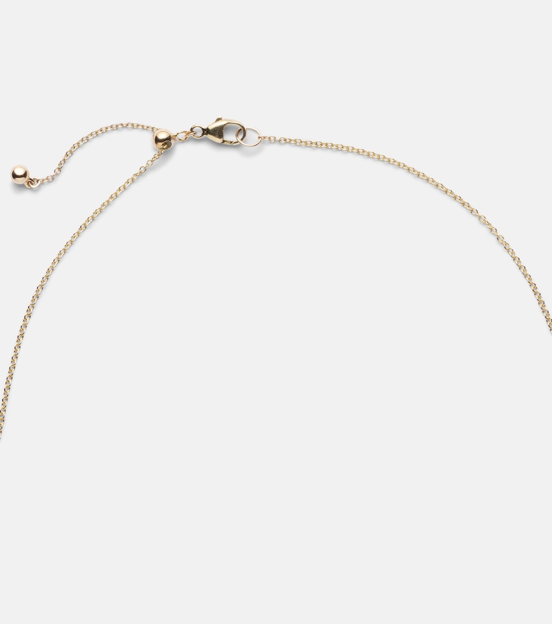 Collier Let It Slide en or 10 ct et diamants | Stone and Strand