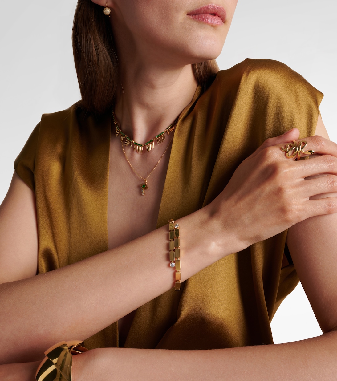 Bracelet en or 18 ct et diamants | Ileana Makri