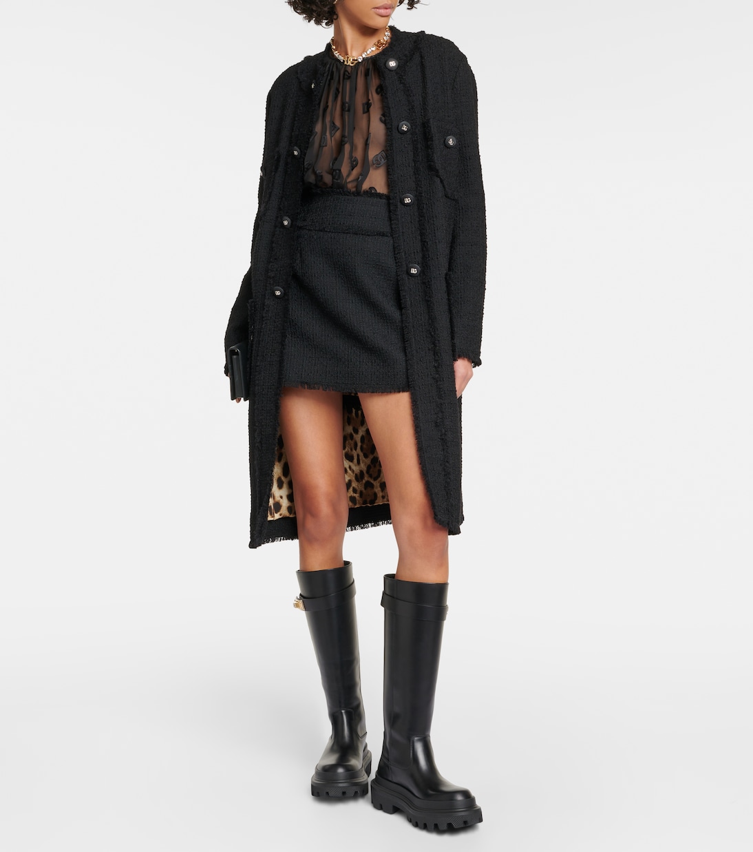 Mantel aus Tweed | Dolce&Gabbana