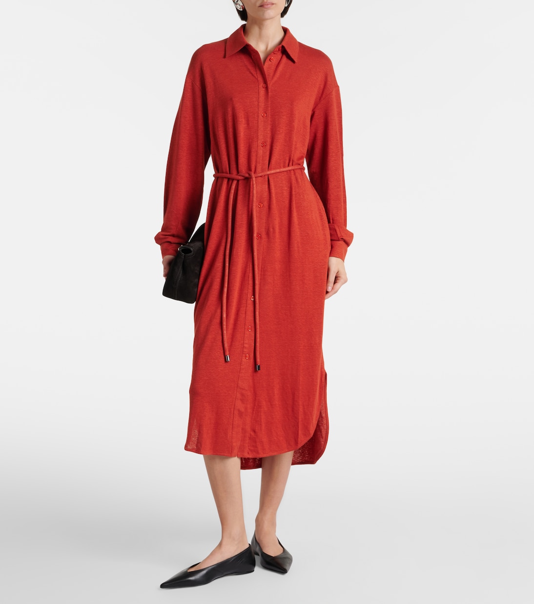 Leisure - Abito midi Bormida in misto lino | Max Mara