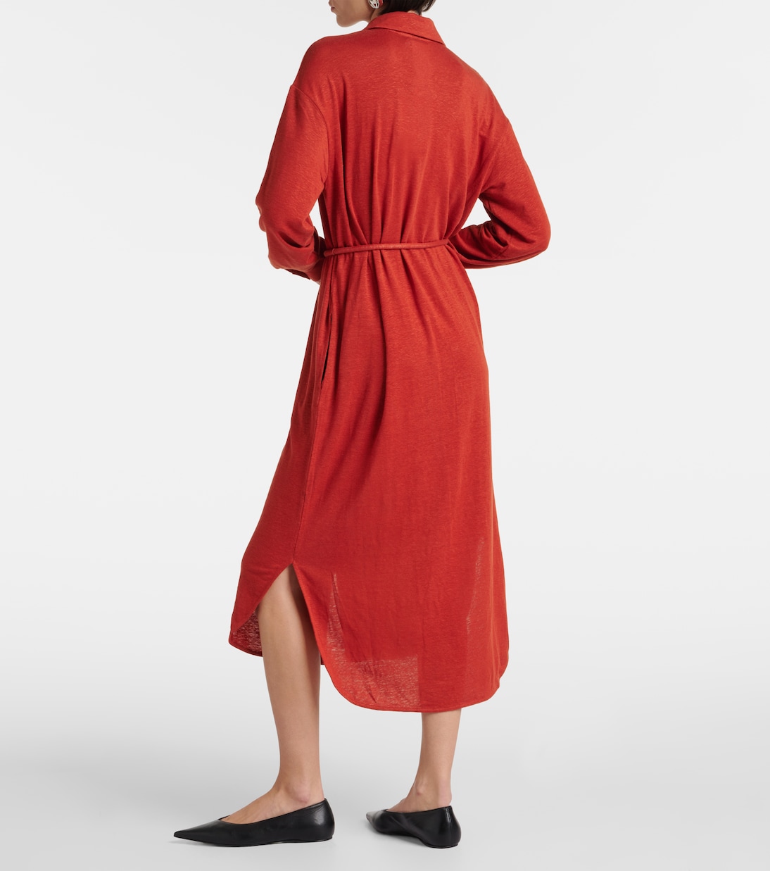 Leisure - Abito midi Bormida in misto lino | Max Mara