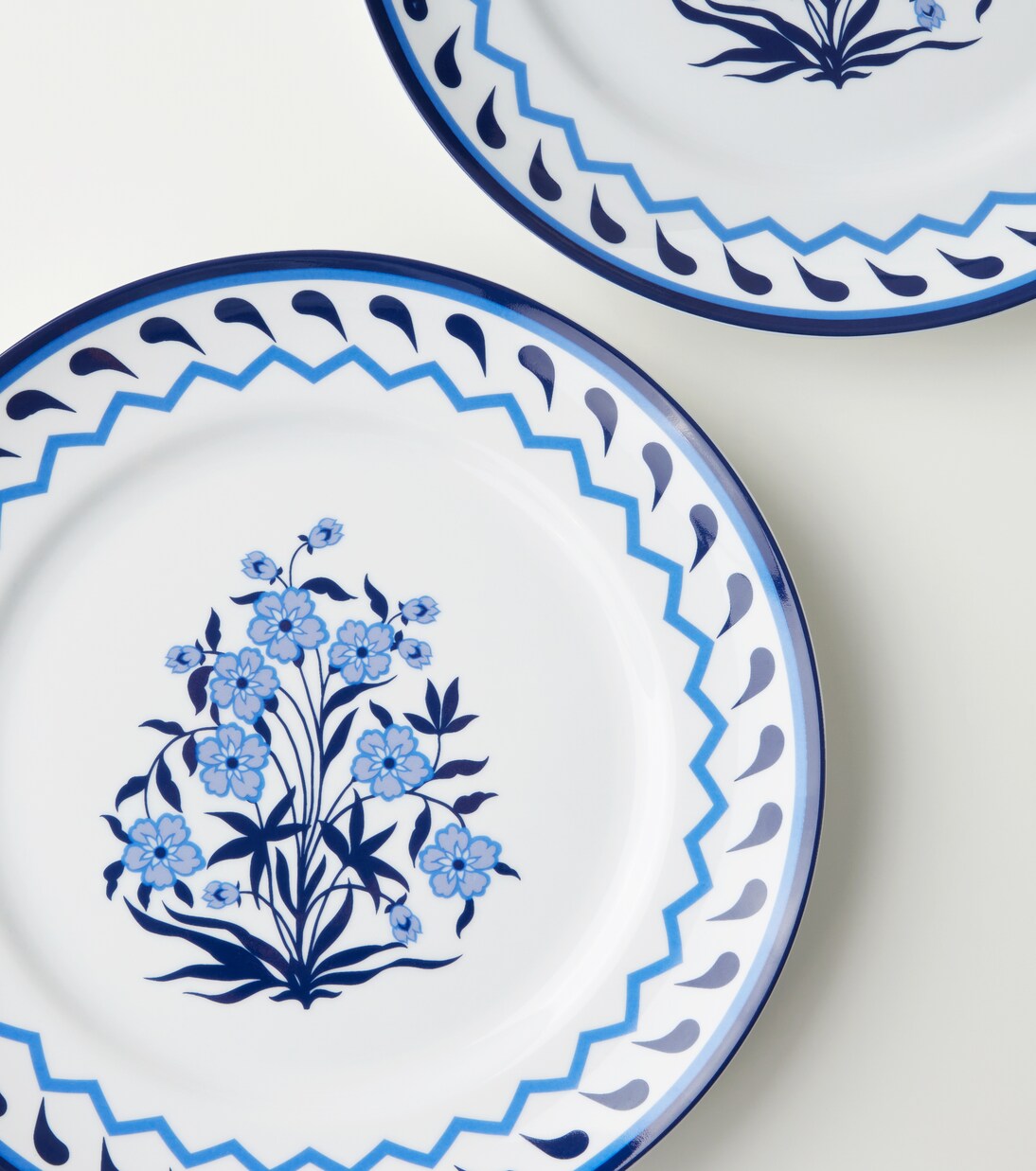 Jaipur set of 2 dinner plates | Aquazzura Casa