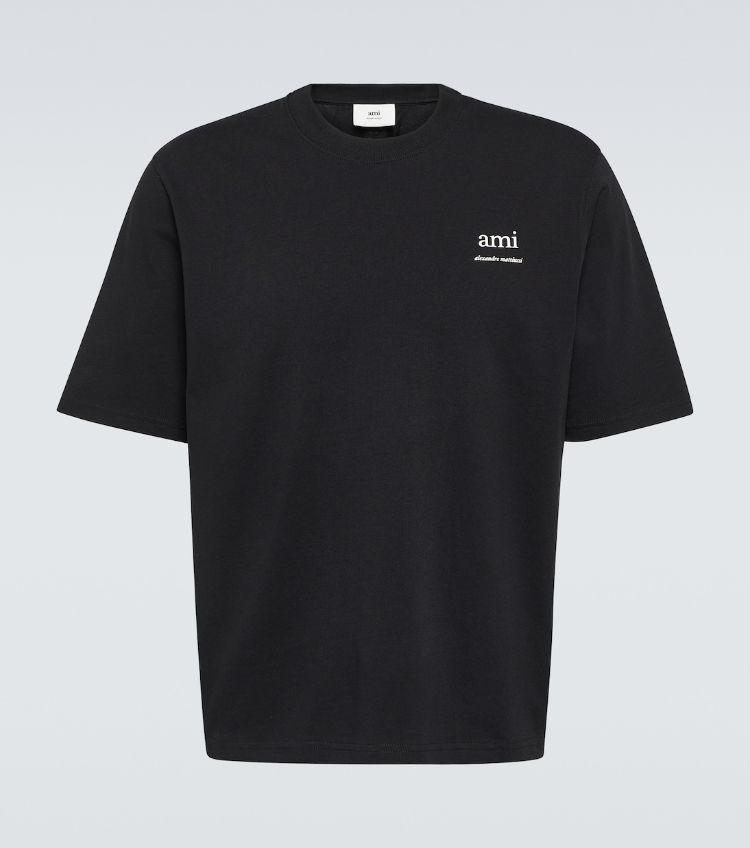 Camiseta de jersey de algodón con logo | Ami Paris