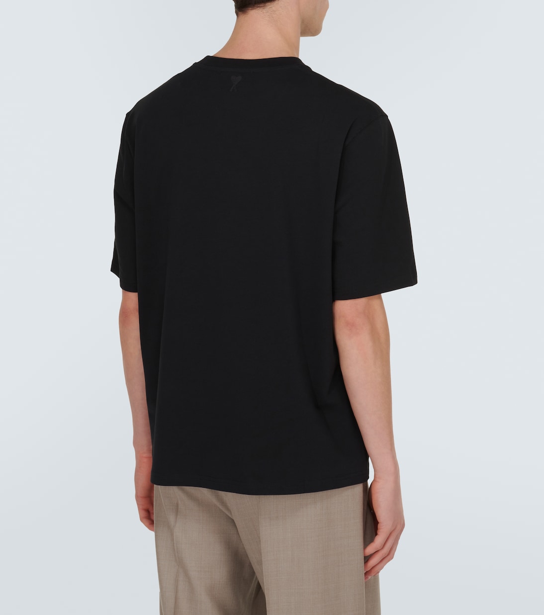 Camiseta de jersey de algodón con logo | Ami Paris