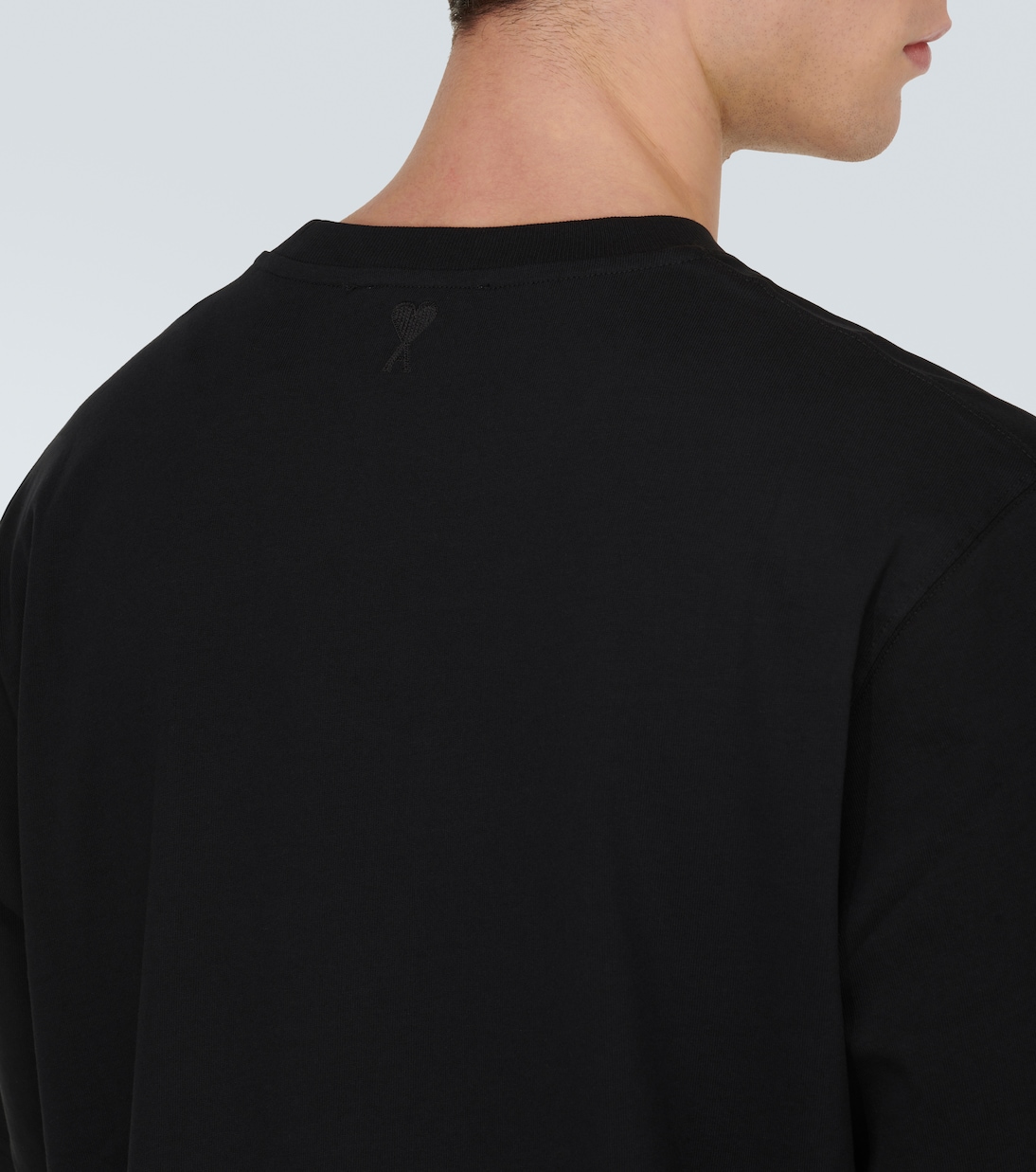 Camiseta de jersey de algodón con logo | Ami Paris