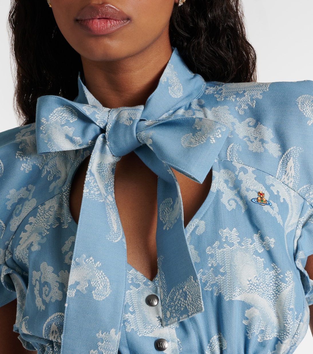 Crop top de algodón en jacquard | Vivienne Westwood