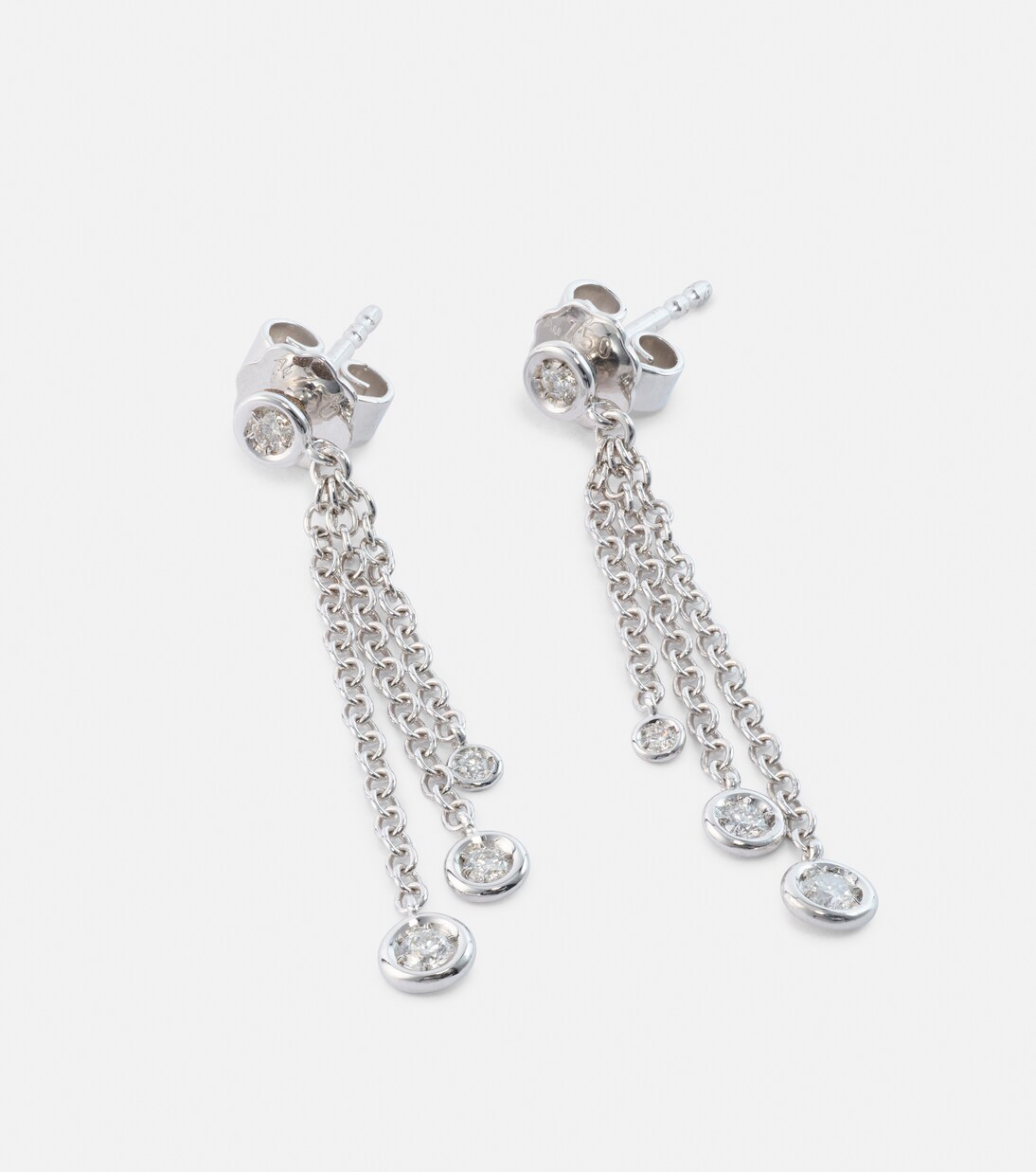 Orecchini in oro bianco 18kt con diamanti fluttuanti - Gioielli eleganti per giovani di BUCHERER